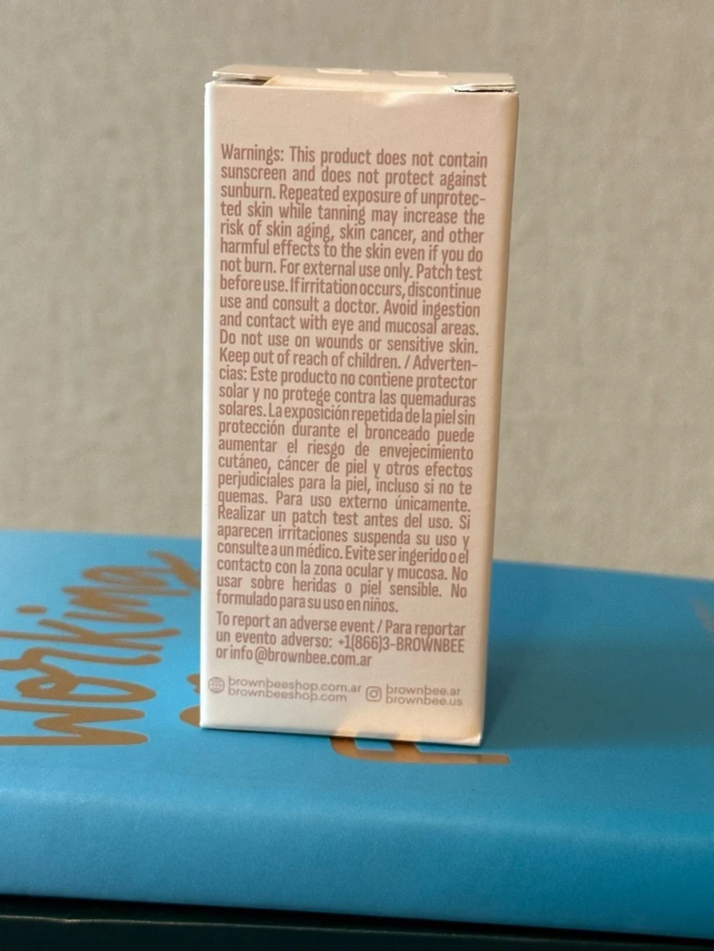 Brown Bee Gradual Face Tanning Serum — Nude/Tan